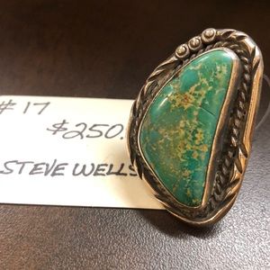 Navajo Vintage Sterling Turq ring